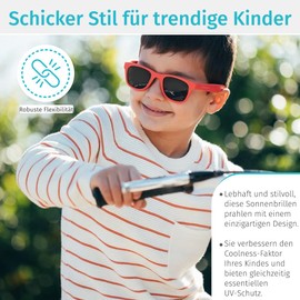 Koolsun Wave Children’s Sunglasses Bleached Aqua