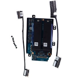 Deal4GO SATA Interposer Board D3P25 LS-J106P to NVMe M.2 SSD Hard Drive SSD-3 and SSD-4 w/ 2.5" HDD Bracket R24Y6 for Dell Alienware Area-51m R2