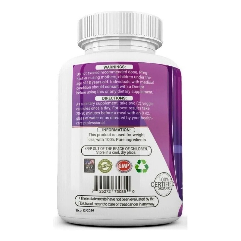 Pastillas Keto 1200mg Cápsulas Perdida Peso Hecho Sabor