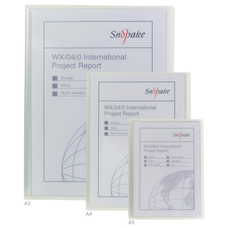 Snopake A5 Presentation Display Book 20 Pockets – Clear, Pack