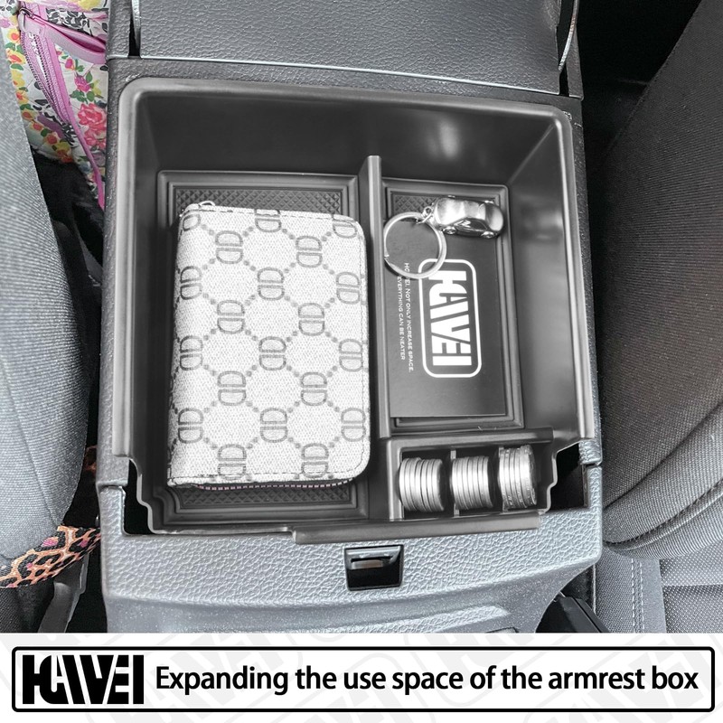 HGWEI Center Console Organizer Compatible with Ford Ranger 2019 2020