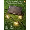 addlon 100FT Solar String Lights for Outside G50 Waterproof with