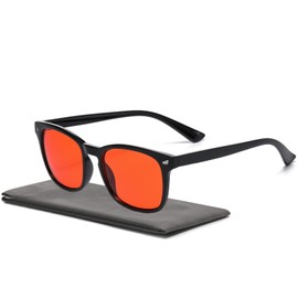 Musivon Blue Light Blocking Gaming Glasses - Anti Glare, UV400 & Sleep Support for Esports | PC/Console/TV Use (Unisex)