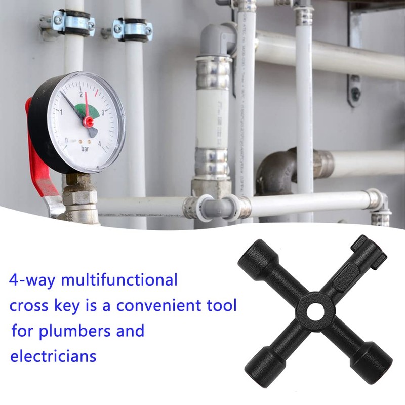 VooGenzek 8 Piece Tool Key Set, Universal Key for Plumbers,