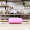 [mase home] Mini Silicone Rolling Pin for Kids Baking (9"
