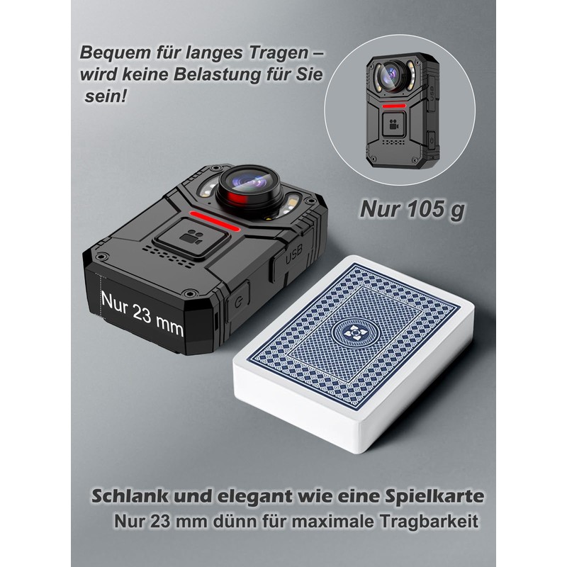 SPIKECAM 4K Body Camera S3 No Card