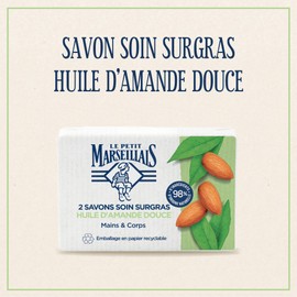 Le Petit Marseillais Kraft Seife Mandel, weich, 2 x 100 g