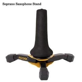 Foldable Portable Soprano Saxophone Sax Stand, Tripod Holder Stand