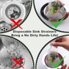 300 PCS Kitchen Sink Strainer Mesh Bag, Small Disposable Mesh
