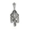 NKlaus 15506 Pendant 925 Silver Crucifix & Resurrection of Christ