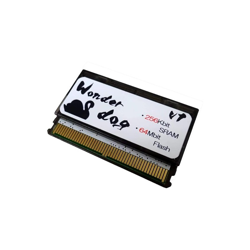 レトロダンパー ワンダースワン/カラー用「WSCフラッシュカートリッジ Wonderdog V1」 ゲームバンクウェブドットコム Gamebank-web.com [2585]