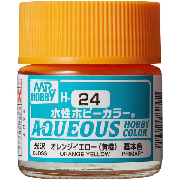 GSI Creos H24 New Water Based Hobby Color, Orange, Yellow,