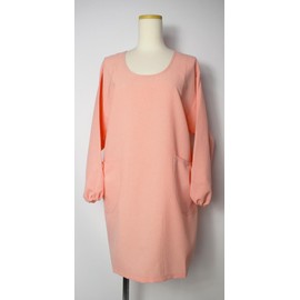 Berry Kappo Go, Plain, Simple, Polyester, Wrinkle Resistant, Made in Japan, pink (salmon pink)