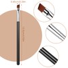 WLLHYF 5Pcs Angled Eyeliner Brush, Fine Slanted Flat Angle Eye