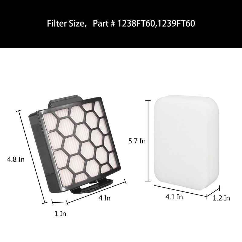 Replacement Filter Compatible with Shark NV150 Navigator Swivel Pro Complete