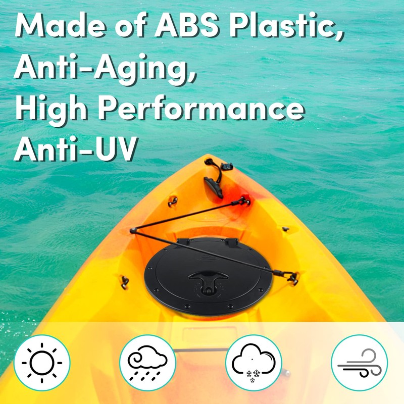 VEITHI 6 Inch Deck Plate Kit Deck Hatch with Storage