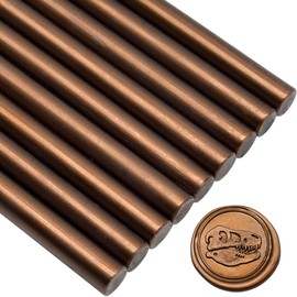 Antique Bronze Glue Gun Sealing Wax Sticks for Wax Seal Stamp, Great for Wedding Invitations, Letters, Cards, Envelopes, Snail Mails, Wine Packages, Gift Wrapping