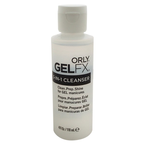 Orly Gel Fx 3-in-1 Cleanser, 4 Fluid Ounce