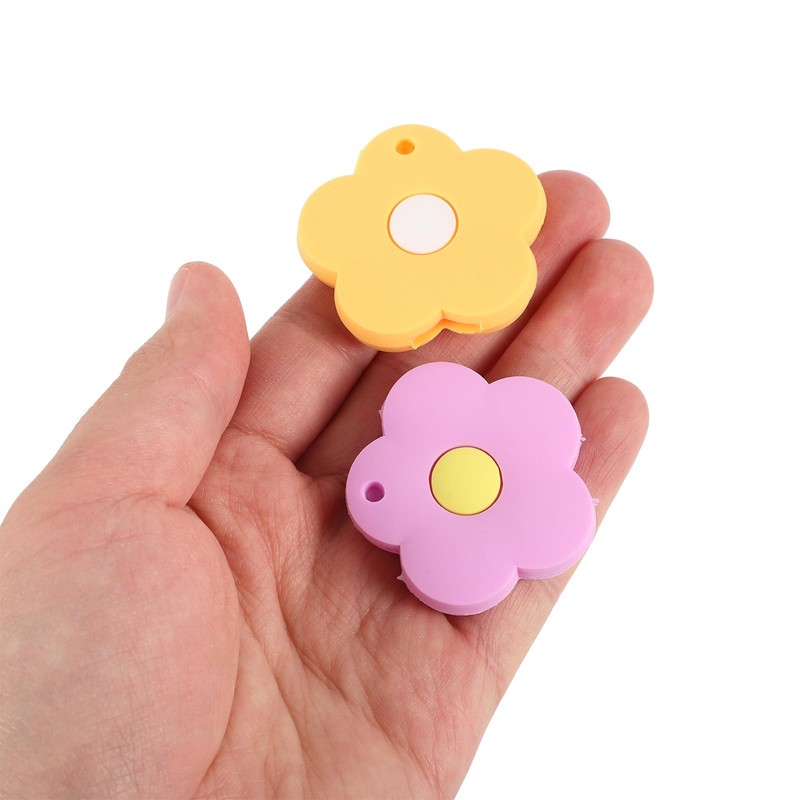 Mikikit Key Covers Caps, 5pcs Silicone Key Covers Caps Tags