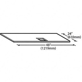 Ice-O-Matic KBT23 Bin Kit an Accessory to (1) GEM0450 (1) GEM0650 or (1) GEM0956 on 48" bin in the GEM