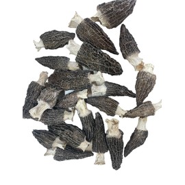 WILD Morel Mushrooms, Whole (Dried) - 4oz