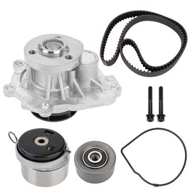 VANJING Engine Timing Belt Kit with Water Pump Compatible with Chevy Aveo Aveo5 Cruze Sonic, Saturn Astra, Pontiac G3 Suzuki Swift 1.6L 1.8L 2009-2018 Replacement for TCKWP338 25195119 24422964