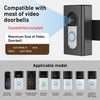 Anti-Theft Video Doorbell Mount,AHBTEYM Mount No Drill Bracket Holder Accessories