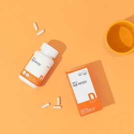 Wellus Barun Vitamin D 2000IU 450mg 90 Capsules / 웰러스 바른 비타민D 2000IU 450mg x 90캡슐