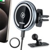 MAGJIEYX MAGJIEYX for MagSafe Car Mount Magnetic Wireless Charger Fast