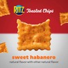 RITZ Toasted Chips Sweet Habanero Crackers, Bulk Individual Snacks, 12