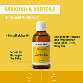 Pranarôm - Sweet Almond - Vegetable Oil - Organic - 50 ml