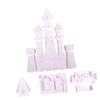 SUPVOX Gem Castle for Sparkling Princess Playset for Imaginative Adventures