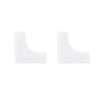 MY MIRONEY 20PCS Window Screen Frame Corner Hardware White Plastic