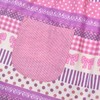 Kuguru Japan KAP108-01 Kids Apron, Purple, 39.4 inches (100 cm),