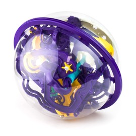 3D Maze Labyrinth Ball Saturn Maze 3D Puzzle Ball with 118 Levels for Advanced, Promotes Spatial Thinking, Skill, Patience & Control (Intermediate)