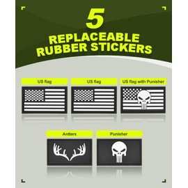 ZOHAN UPGRATED EM054 Electronic Shooting Ear Protection with 5 Replaceable Magic Stickers