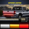 Nilight Truck Tailgate Light Strip 60" Aluminum Frame Triple Row