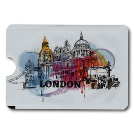 Minder® Designer RFID Blocking Anti Theft Secure Protector Sleeve Holder Wallet for Credit/Debit/ID/Oyster Cards - Prevent Fraud, Theft, Card Clash