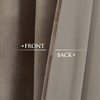 StangH Thermal Velvet Curtains 120 inches Long, Back Tab &