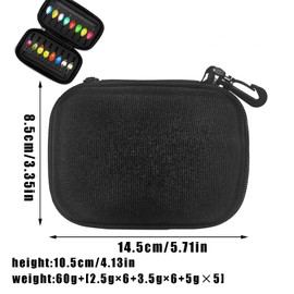 Fishing Lure Set with 16 Pieces Artificial Bait Spinner Blinker Fishing Set, Fishing Lure, Fishing Lure, Fishing Trout Spoon Set, Fishing Lure Set, for Saltwater and Freshwater for Pike, Zander,