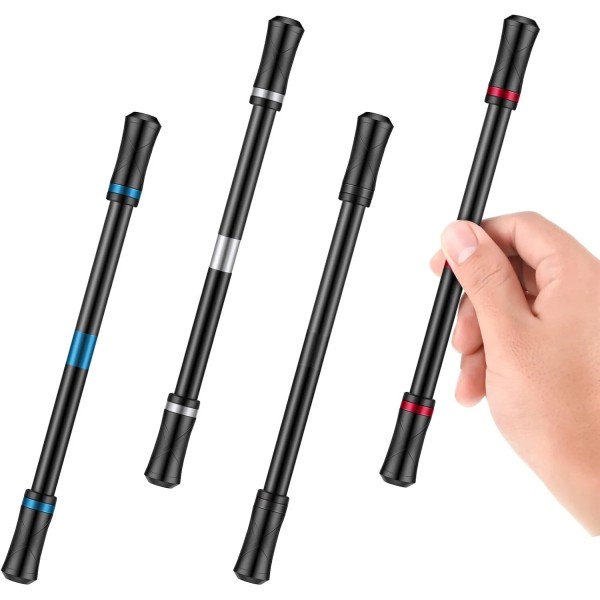 Branded 4 Pieces Spinning Pens Without Pen Refills Mod Spinner