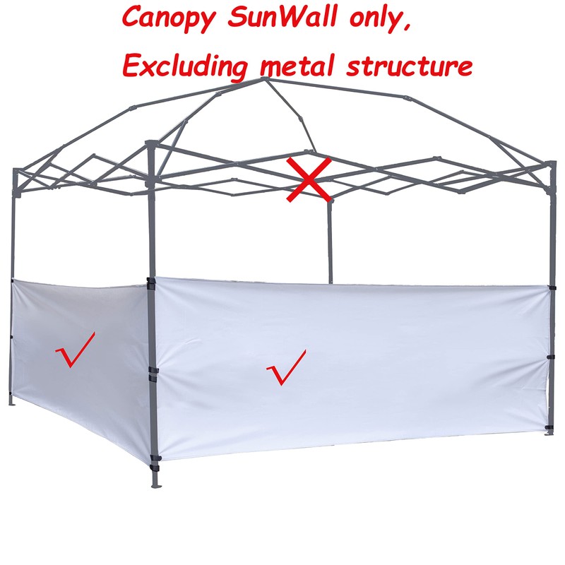 Two Half Walls 2pcs Half Sidewall Sunwall Panel Wall for