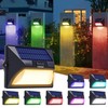 intelamp Solar Fence Lights Outdoor, 6 Packs 9 Colors &