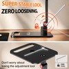 Urmust Dual Arm 15.6" Portable Monitor Stand with 360° Rotating