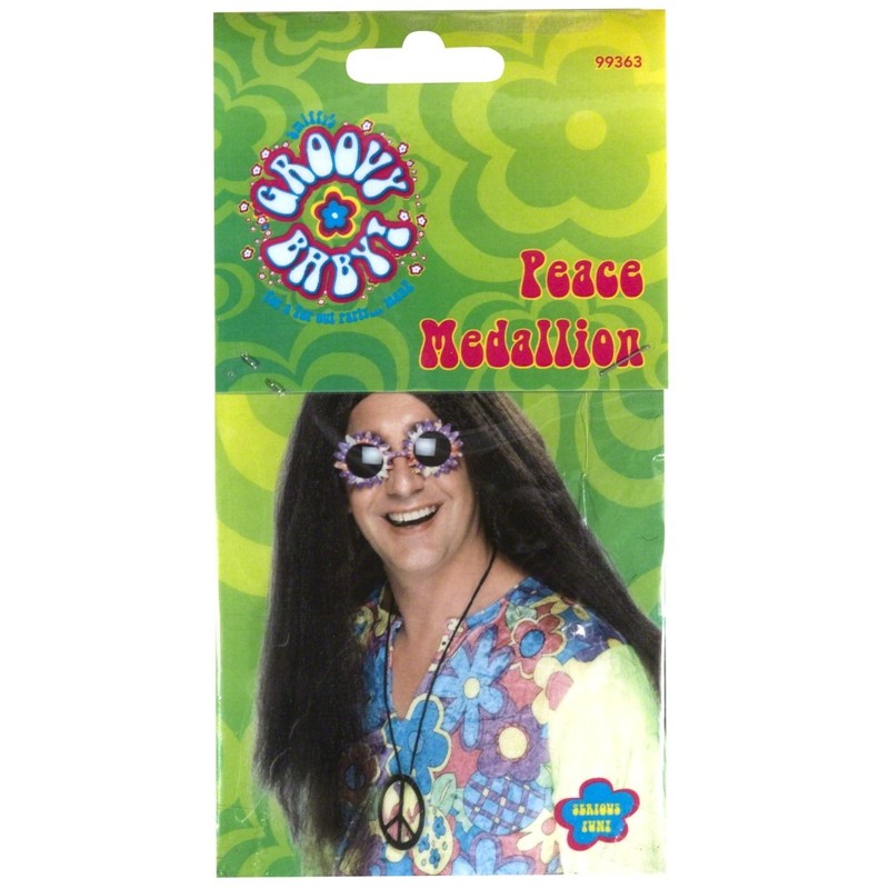 Smiffys Peace Sign Medallion
