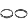 X AUTOHAUX 4 Pieces Plastic Centring Rings Spacer Rings for