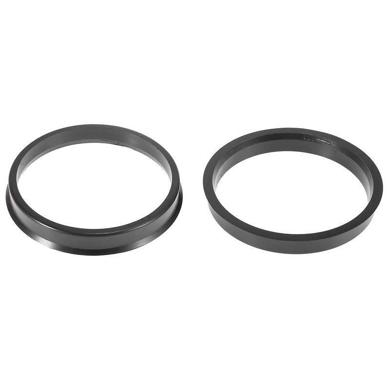 X AUTOHAUX 4 Pieces Plastic Centring Rings Spacer Rings for