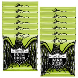 12 PACK Ernie Ball 2028 Paradigm Electric Guitar Strings, Regular Slinky 7-String 10-56