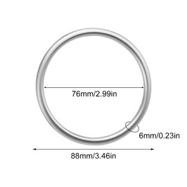 2 Stück Aluminium Baby Sling Ringe, Weiche Babytrageringe, Baby Sling Ringe, Tragetücher Ringe, Tragbar Aluminiumring für Kleinkinder, Aluminium Tragetuchringe, Für Kleinkinder