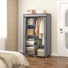MOGELAFOO 35 Inch Portable Wardrobe Closet for Small Room, Clothing